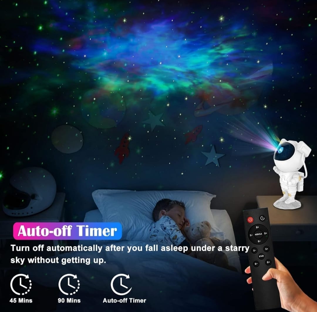 Astronaut Galaxy Projector Night Light – 360°