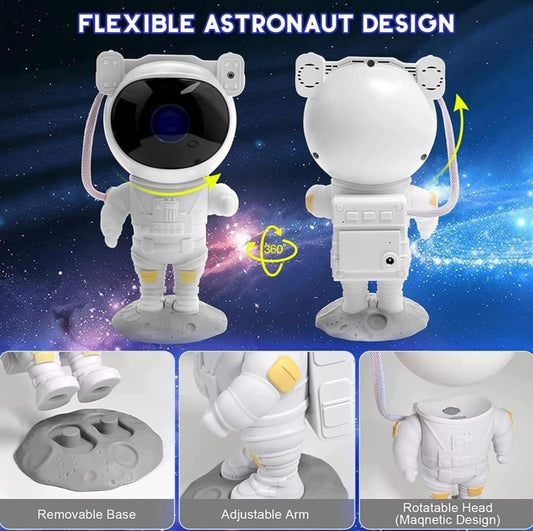 Astronaut Galaxy Projector Night Light – 360°