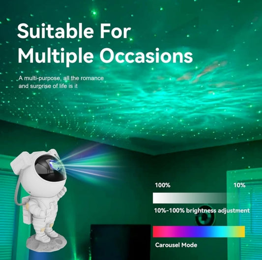 Astronaut Galaxy Projector Night Light – 360°